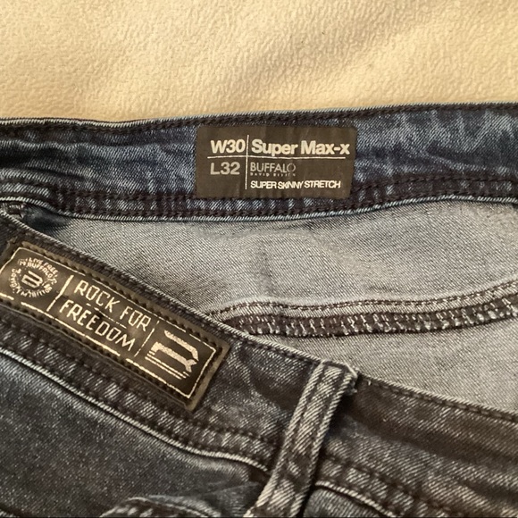 Young Mens Buffalo Super Skinny Stretch Jeans - Picture 6 of 6